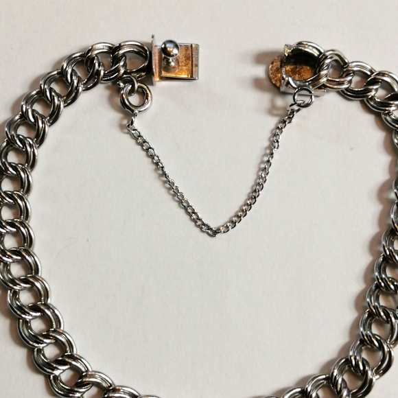 Vintage 925 Silver Chain Link Bracelet - Picture 4 of 6